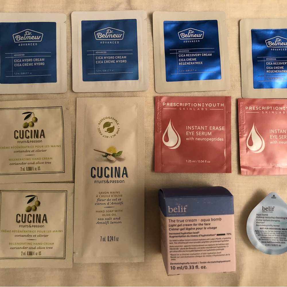 Beauty Samples from The Face Shop